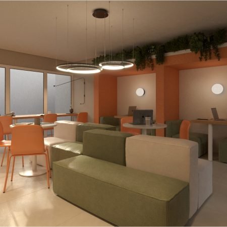 PERSPECTIVA ILUSTRADA COWORKING